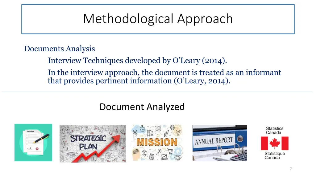 methodological approach