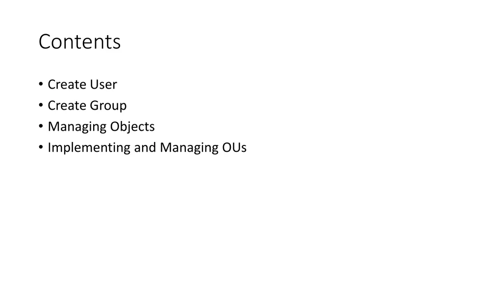 contents