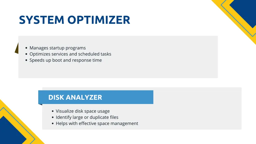 system optimizer