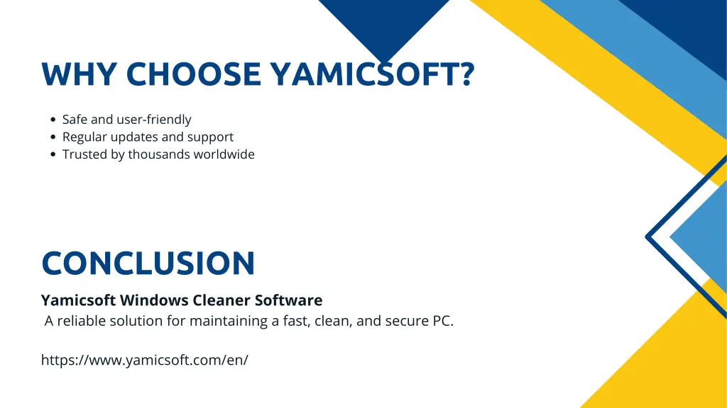why choose yamicsoft