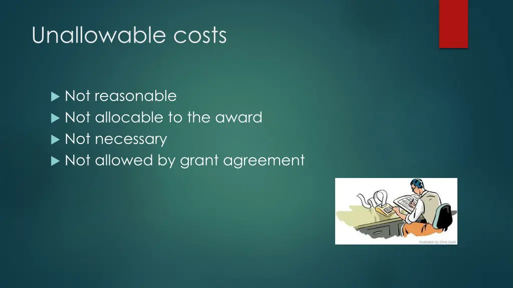 unallowable costs