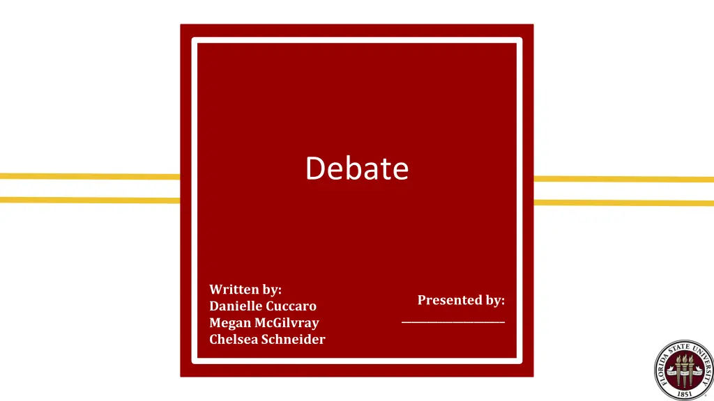 debate