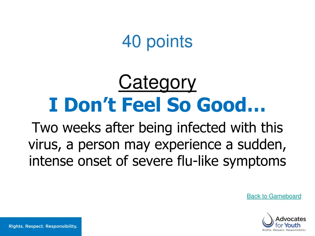 40 points 4