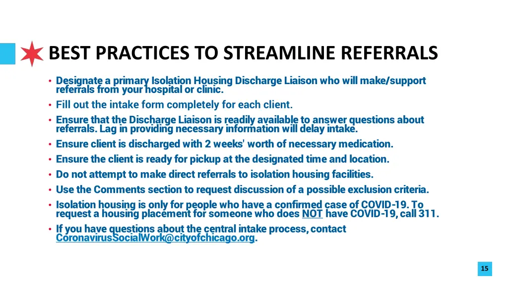 best practices to streamline referrals