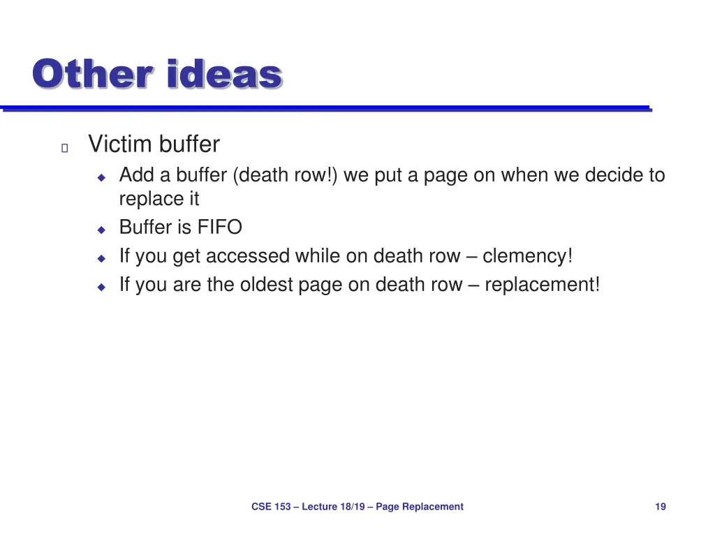 other ideas