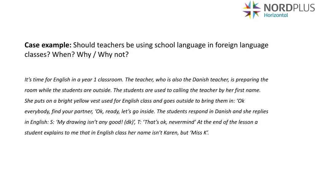 case example should teachers be using school