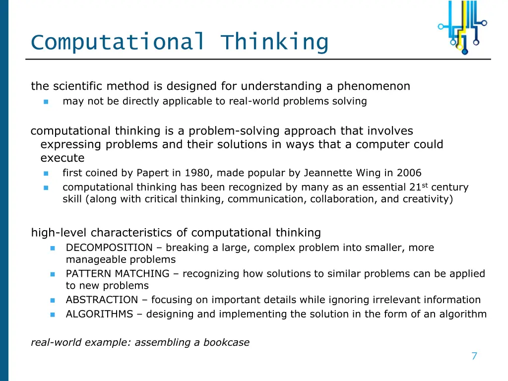 computational thinking