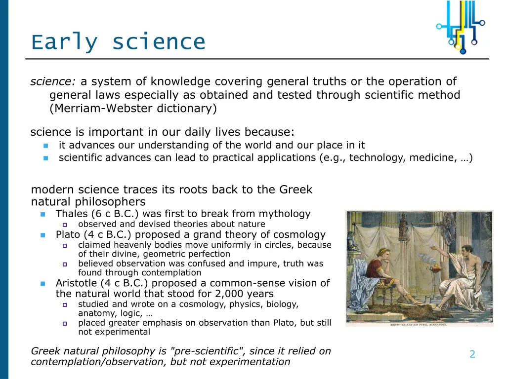 early science