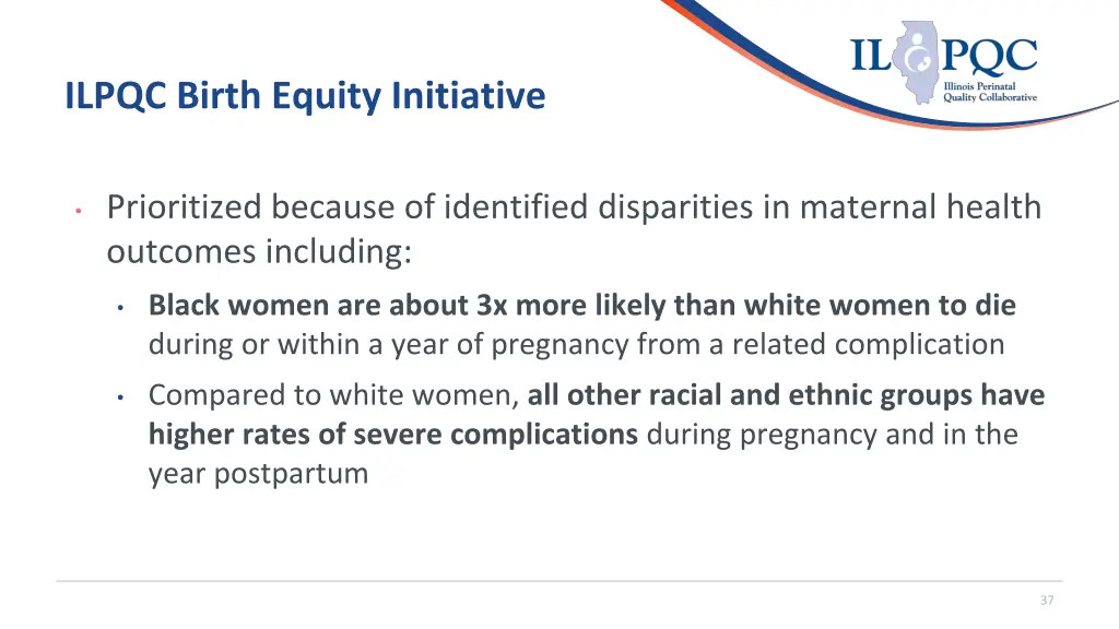 ilpqc birth equity initiative