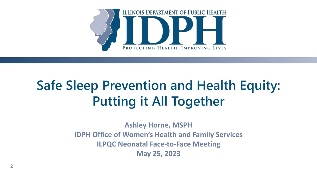 safe sleep prevention and health equity putting