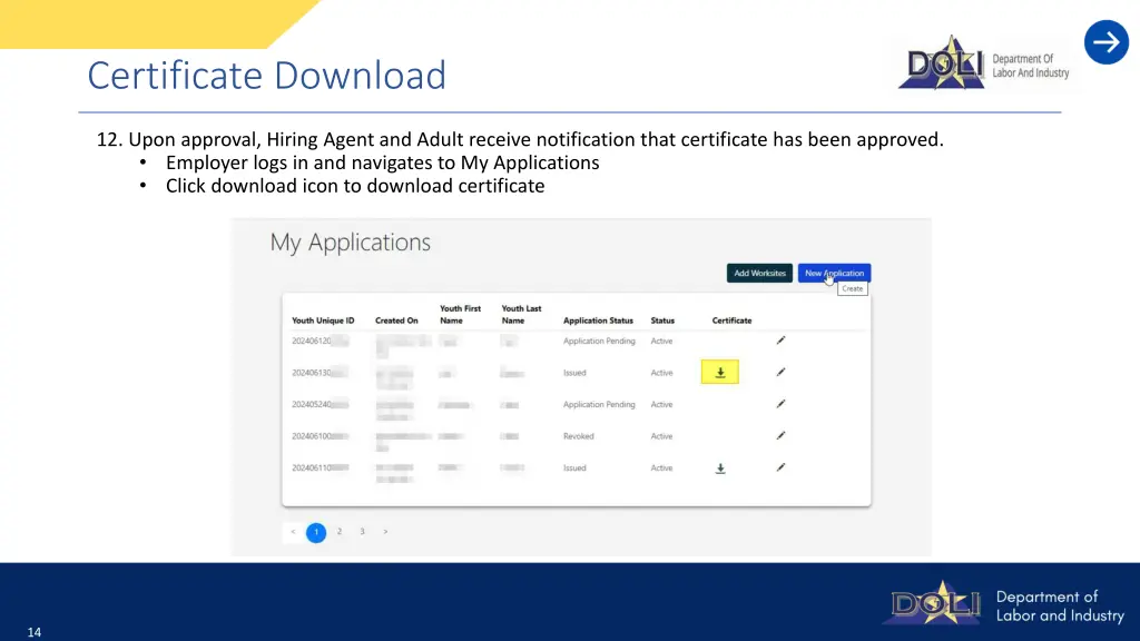 certificate download