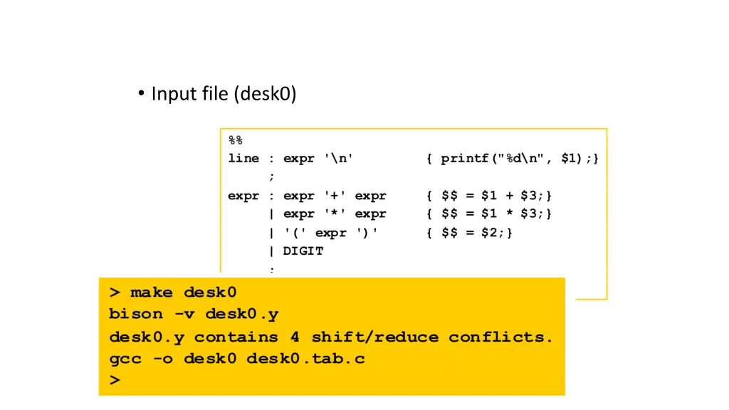 input file desk0