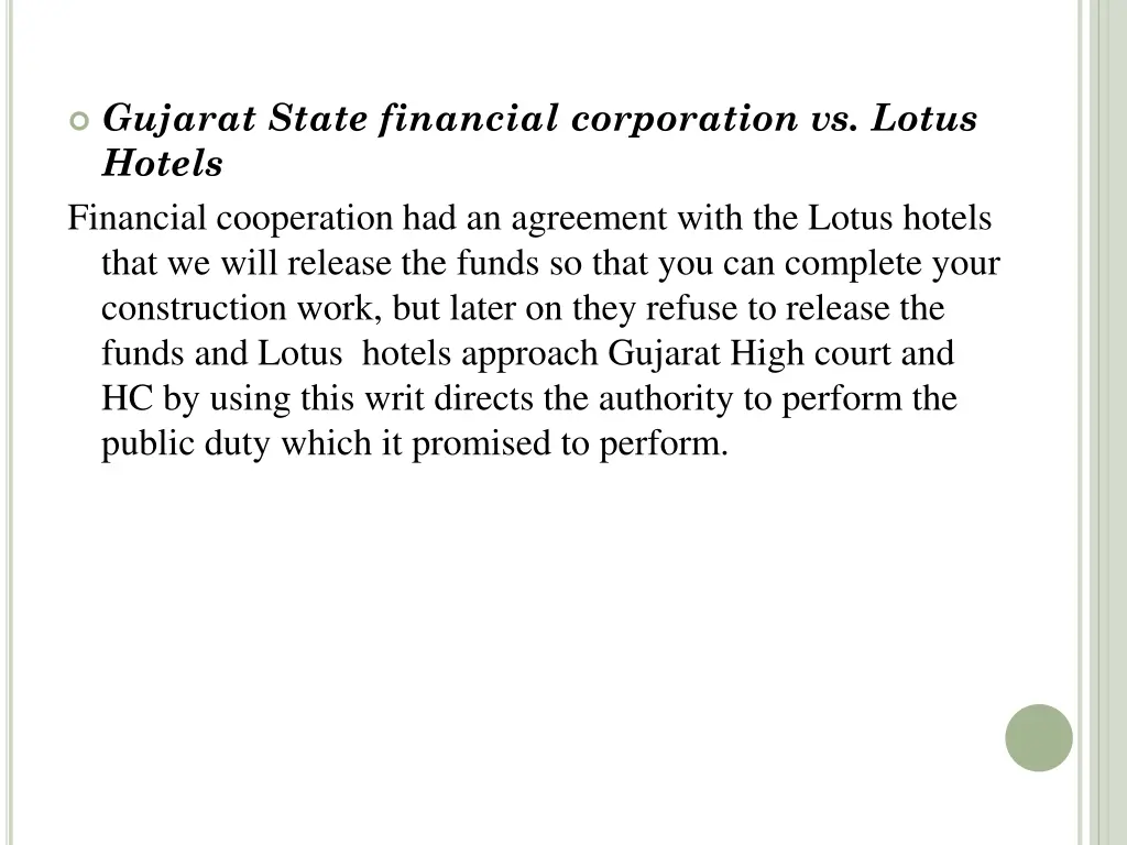 gujarat state financial corporation vs lotus
