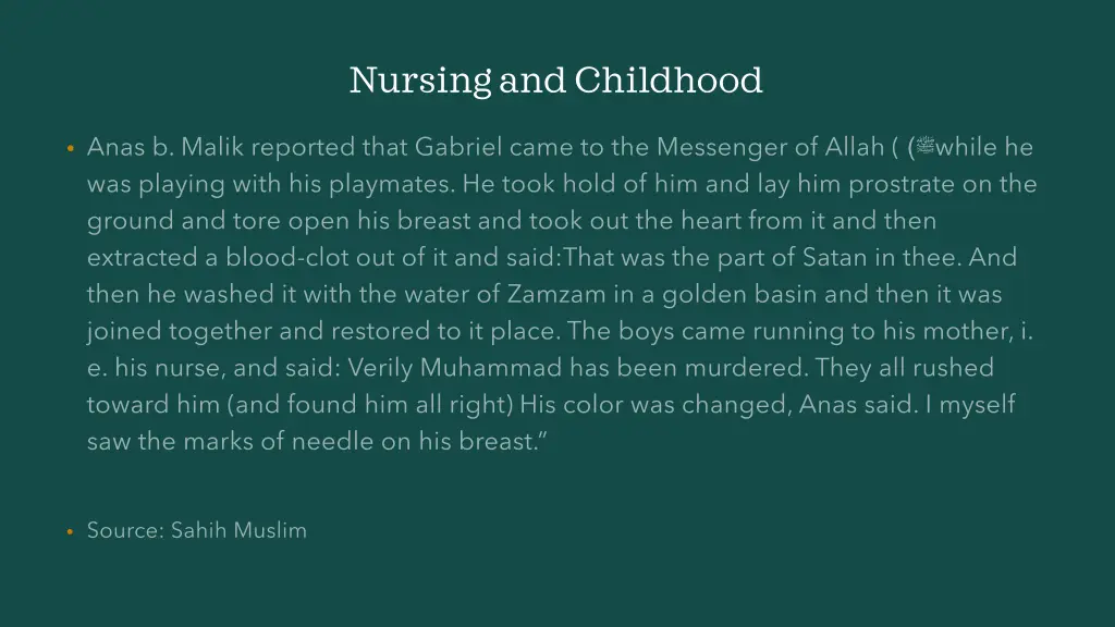 nursing and childhood 16