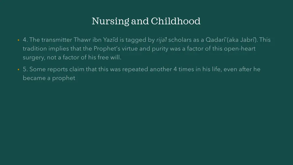nursing and childhood 18