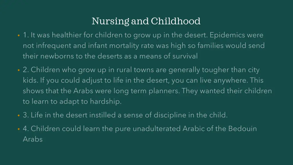 nursing and childhood 4