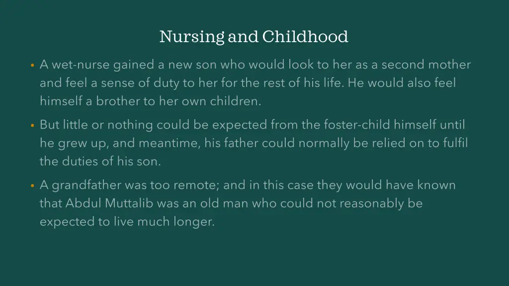 nursing and childhood 8