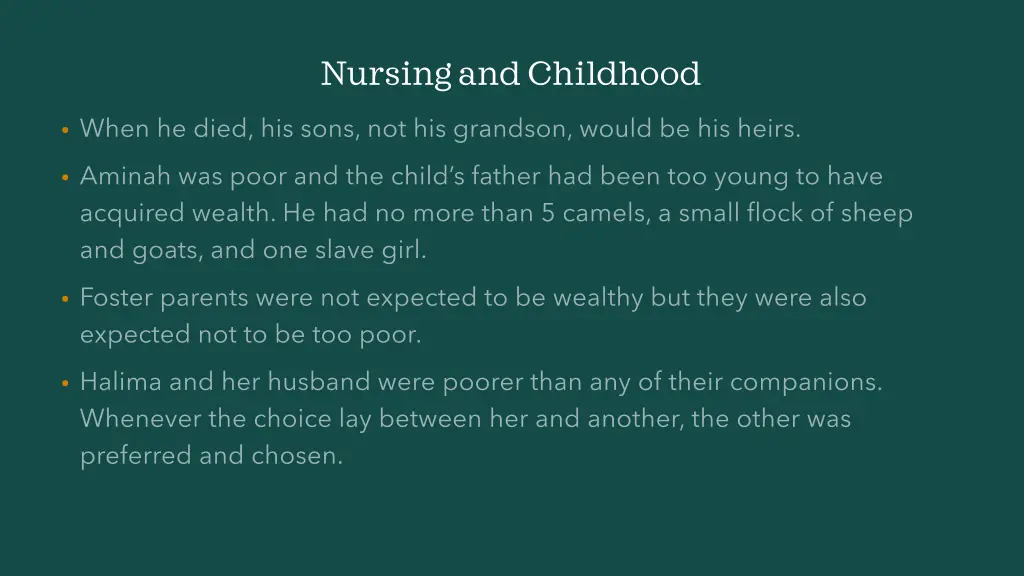 nursing and childhood 9