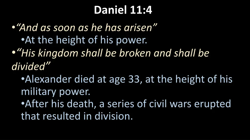 daniel 11 4