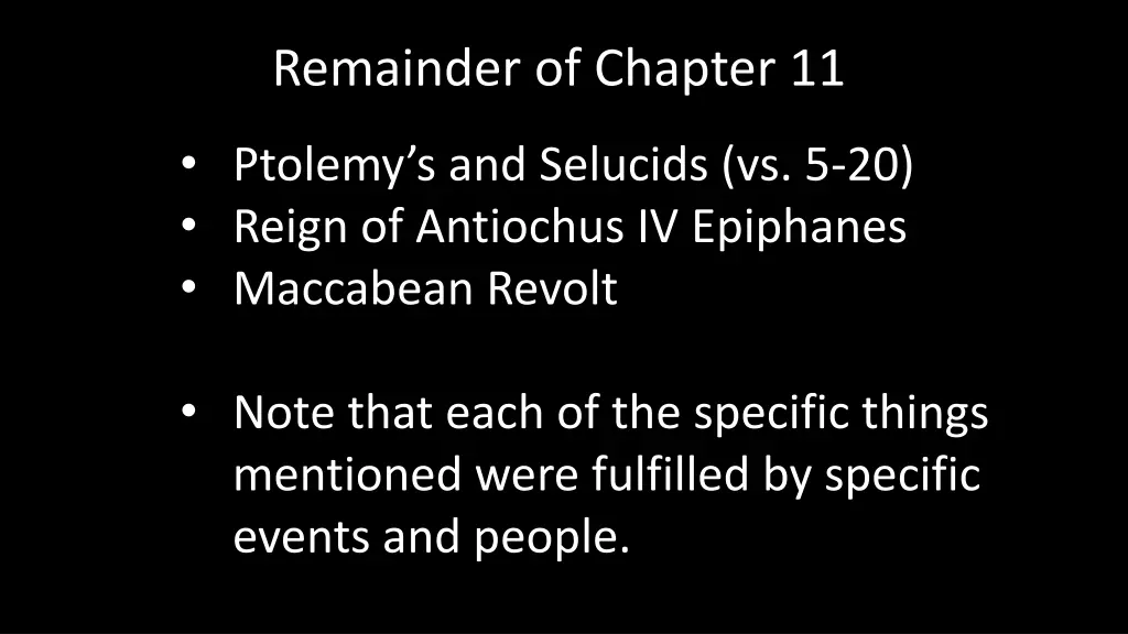 remainder of chapter 11