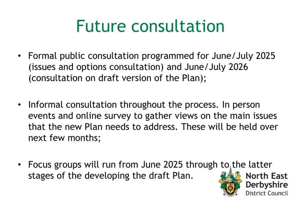 future consultation