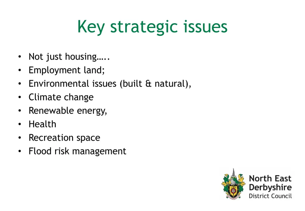 key strategic issues