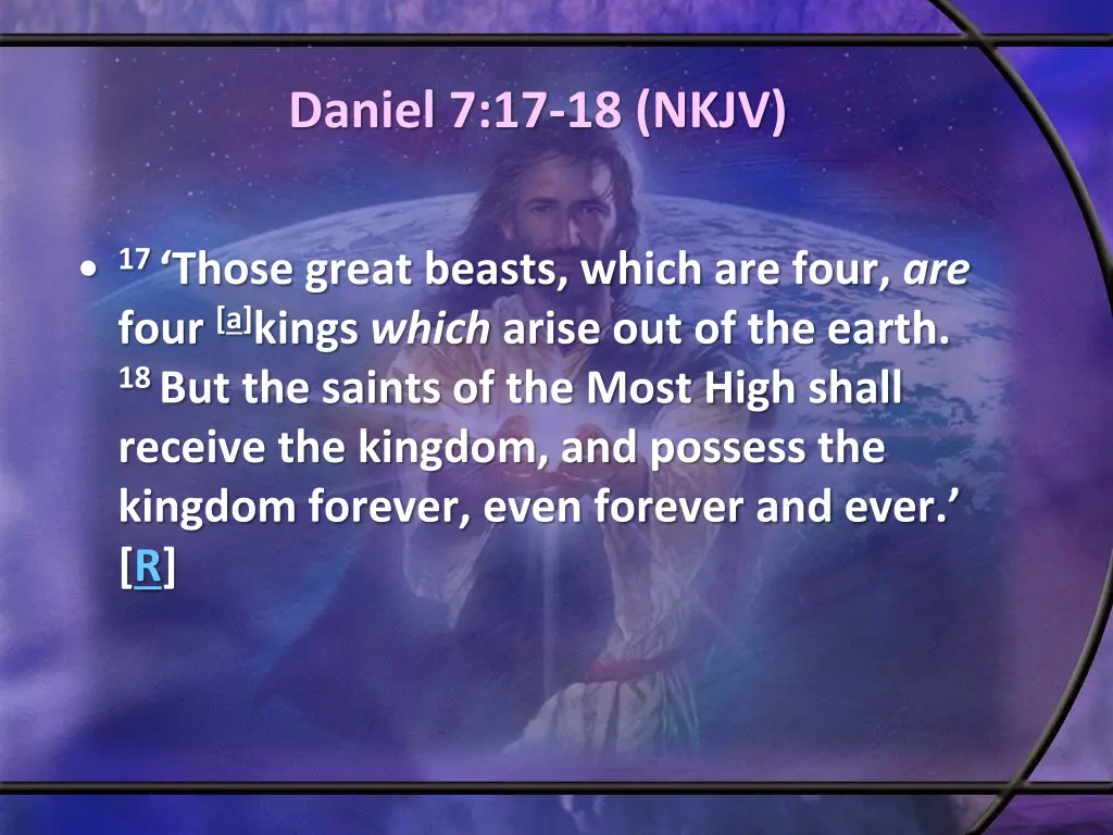 daniel 7 17 18 nkjv