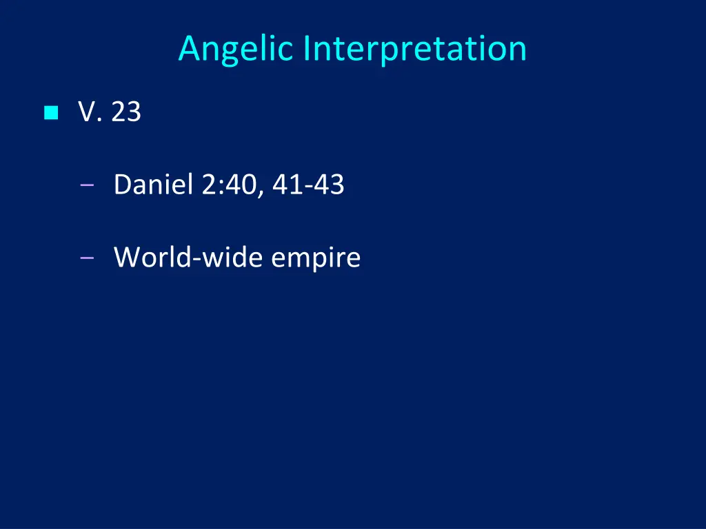 angelic interpretation