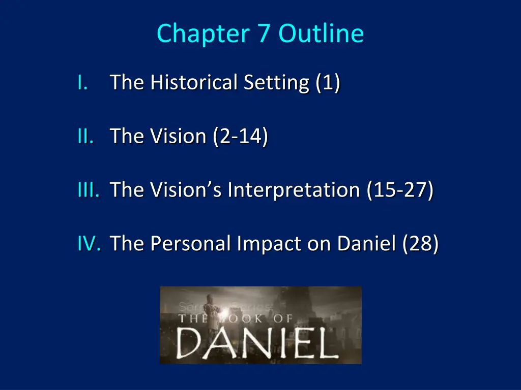 chapter 7 outline