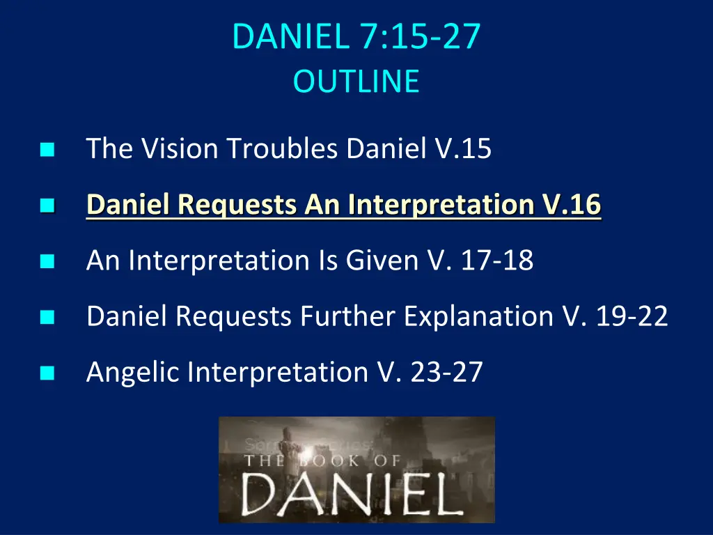 daniel 7 15 27 outline 2