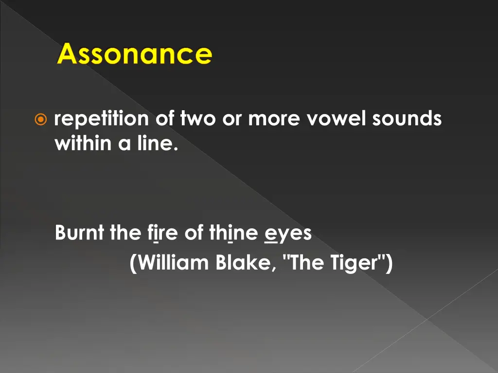assonance
