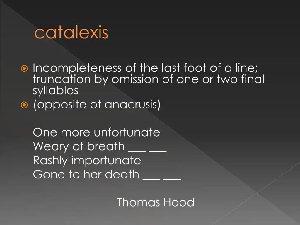 catalexis