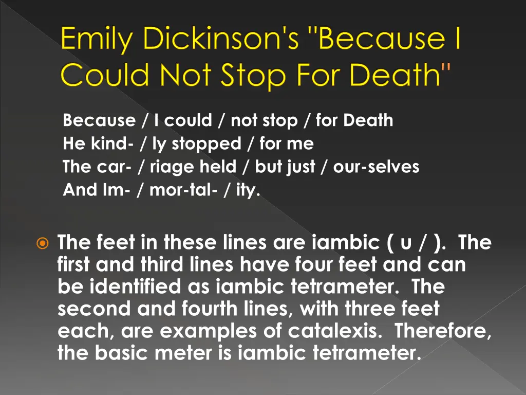 emily dickinson s because i could not stop 2