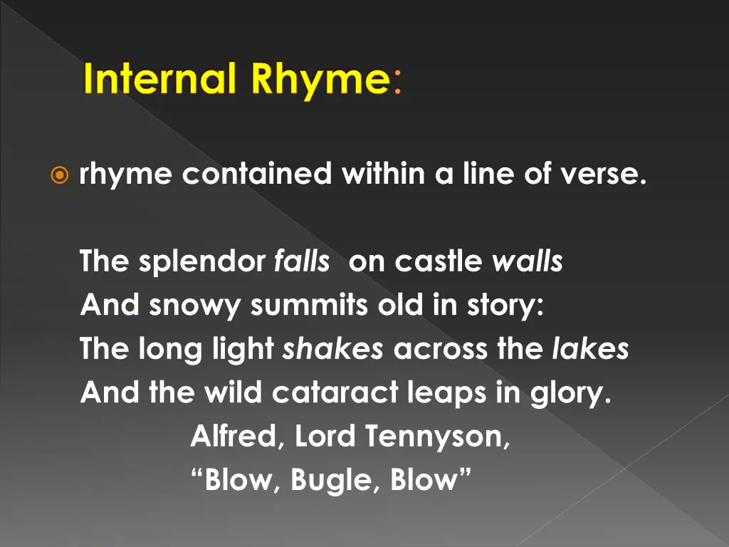 internal rhyme