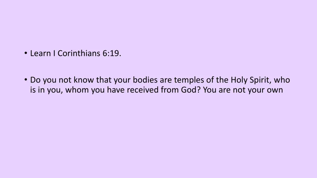 learn i corinthians 6 19