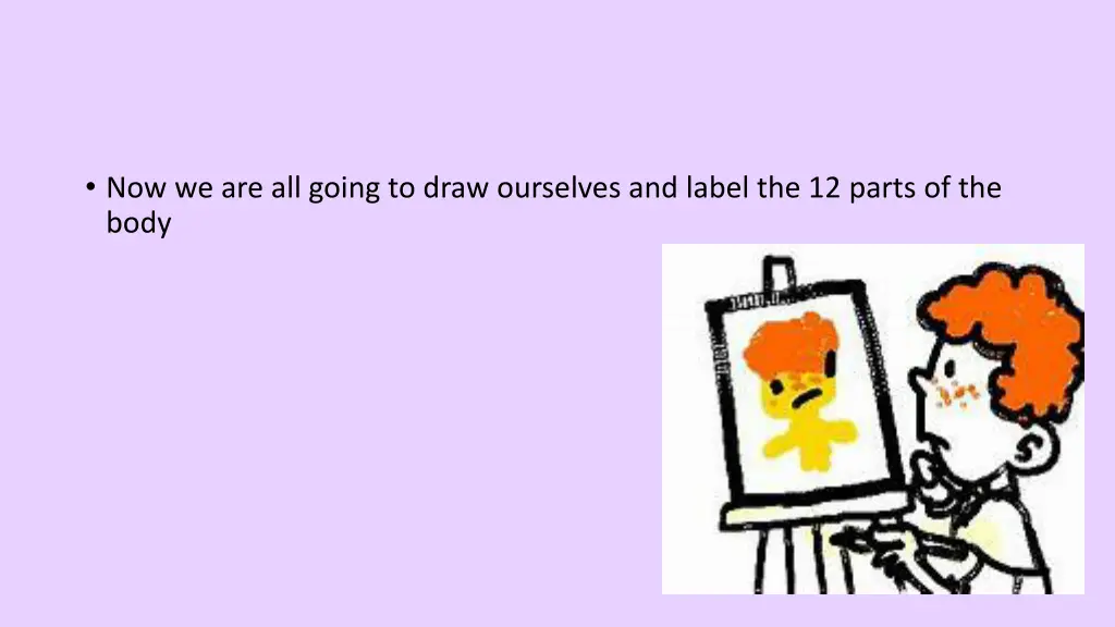 now we are all going to draw ourselves and label