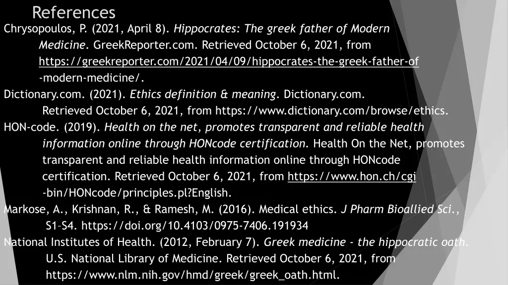 references chrysopoulos p 2021 april