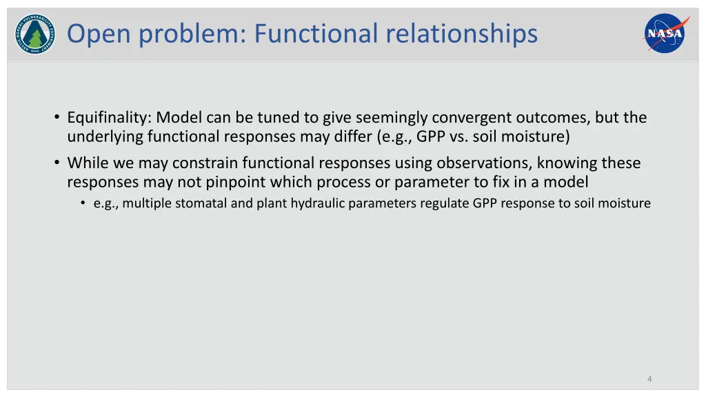 open problem functional relationships