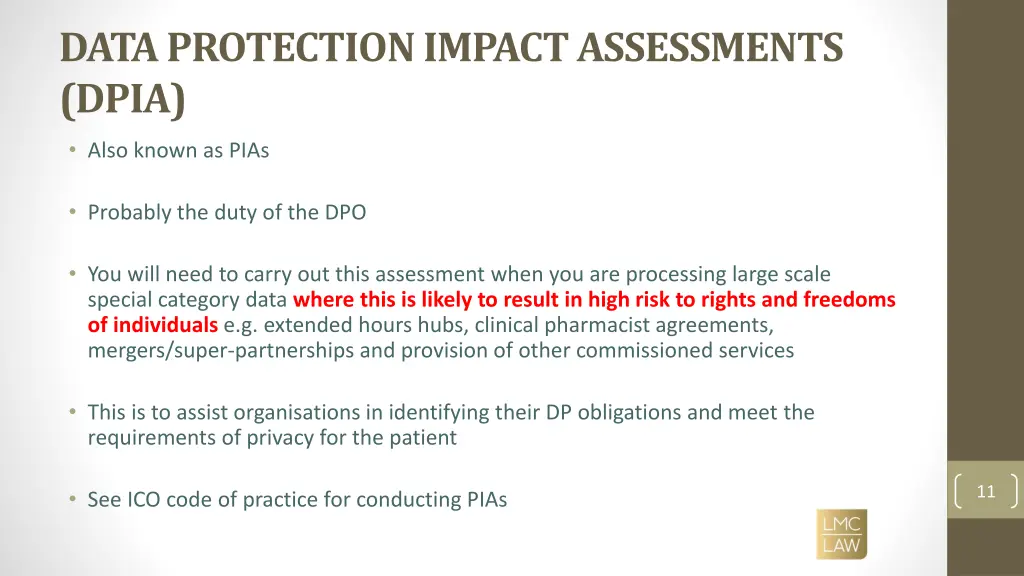 data protection impact assessments dpia