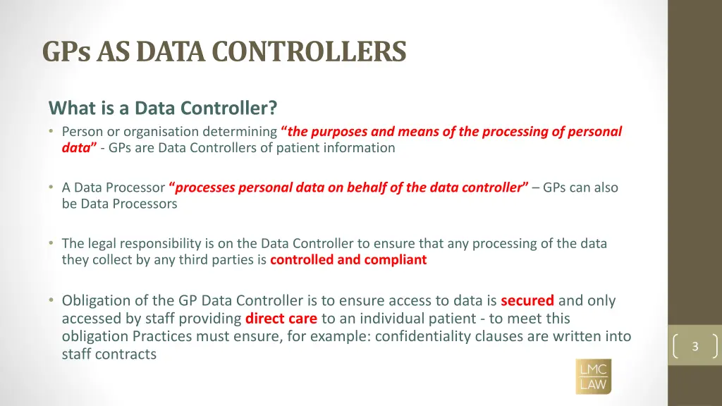 gps as data controllers