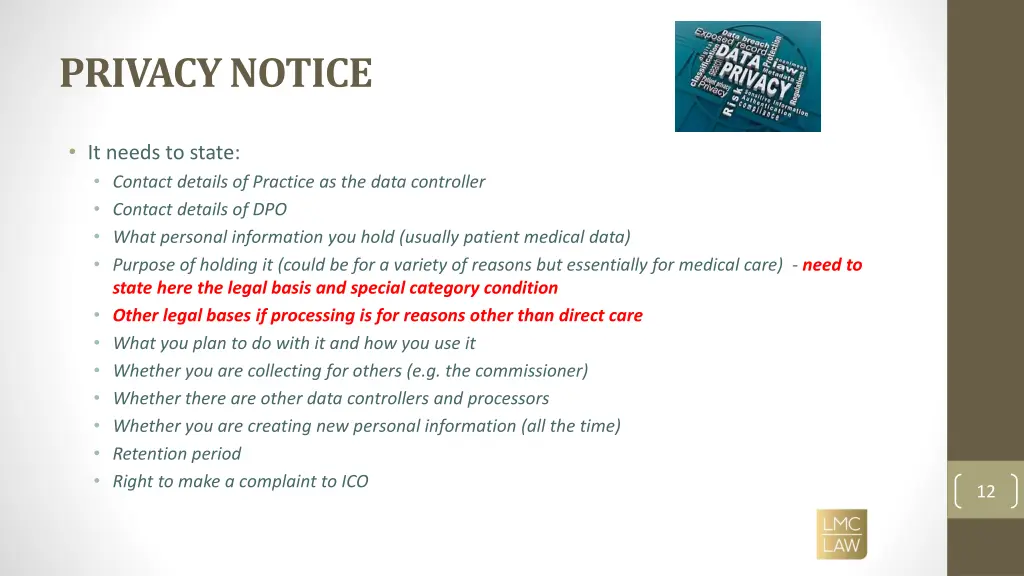 privacy notice