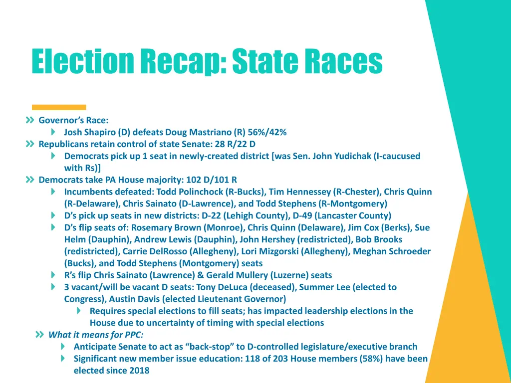 election recap state races