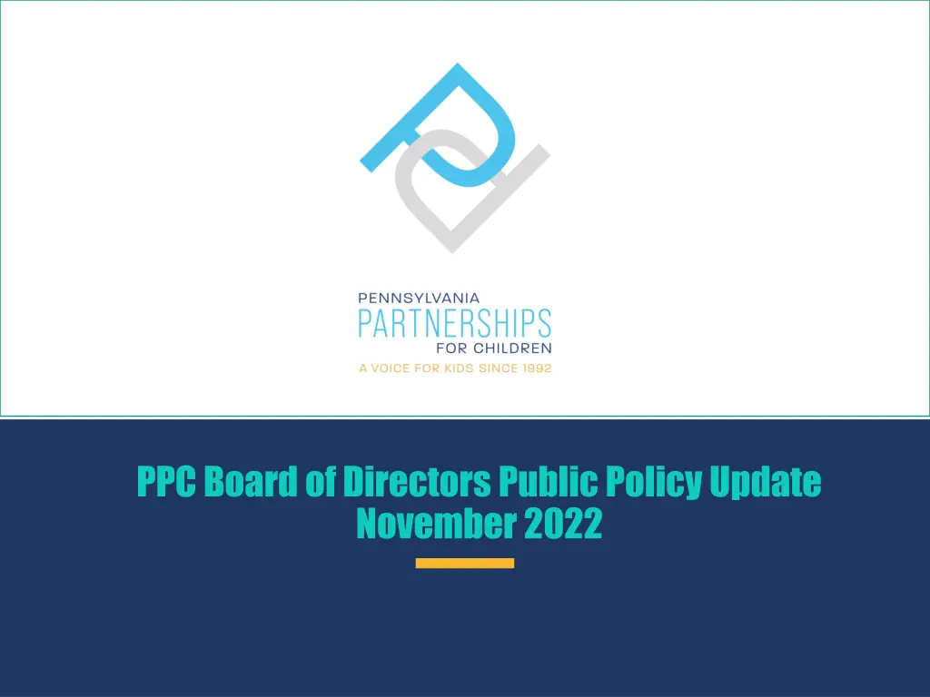 ppc board of directors public policy update