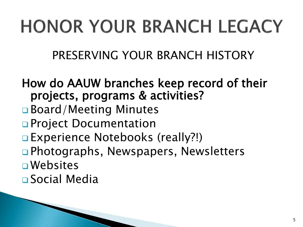 preserving your branch history