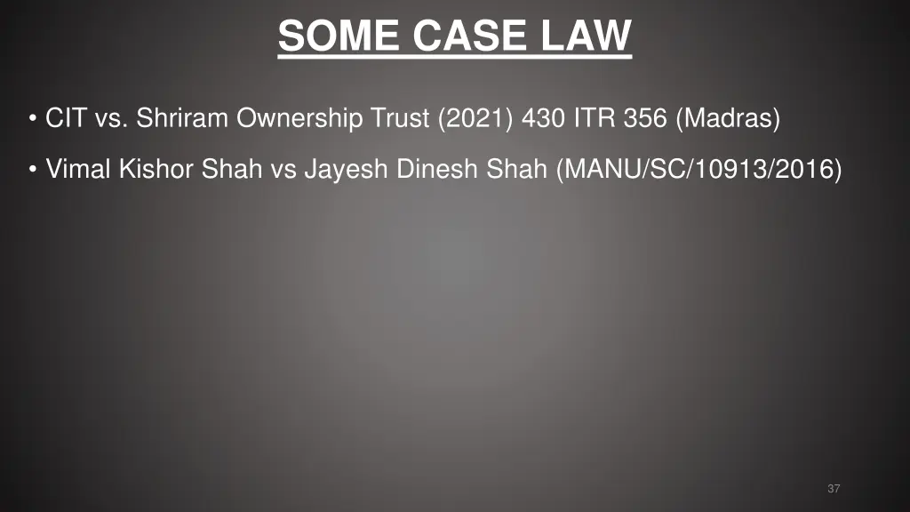 some case law