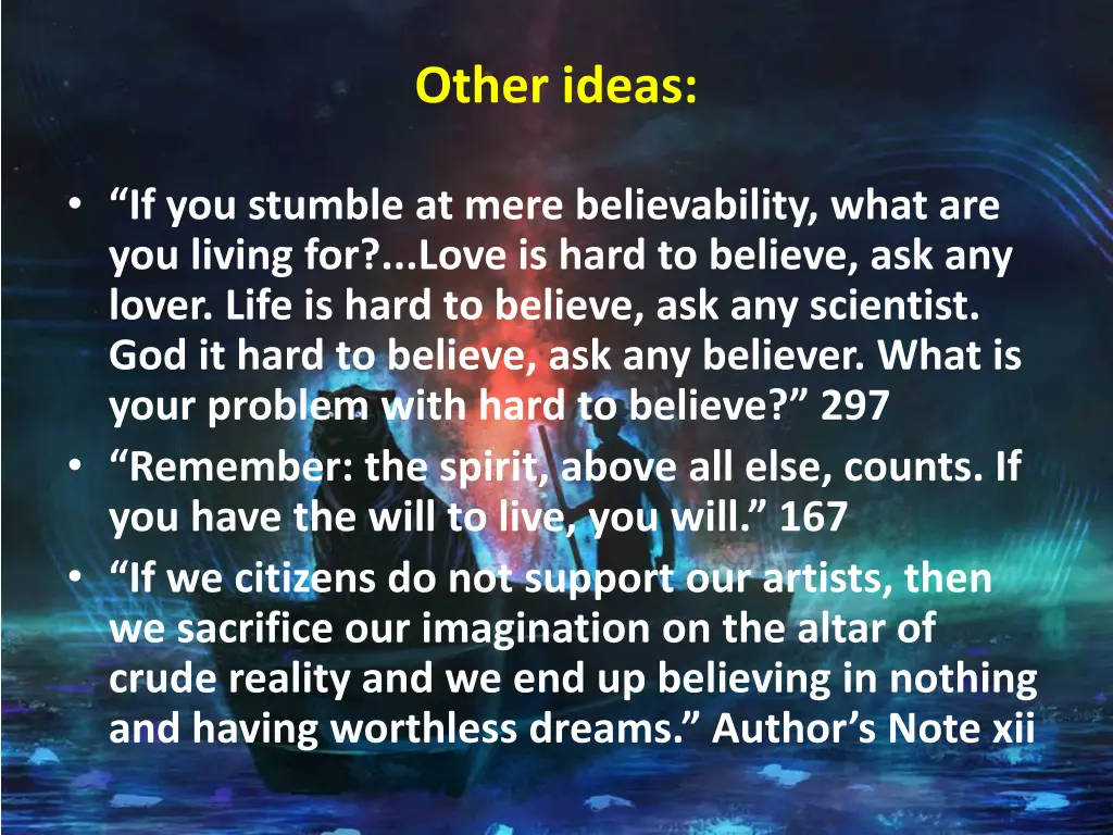 other ideas