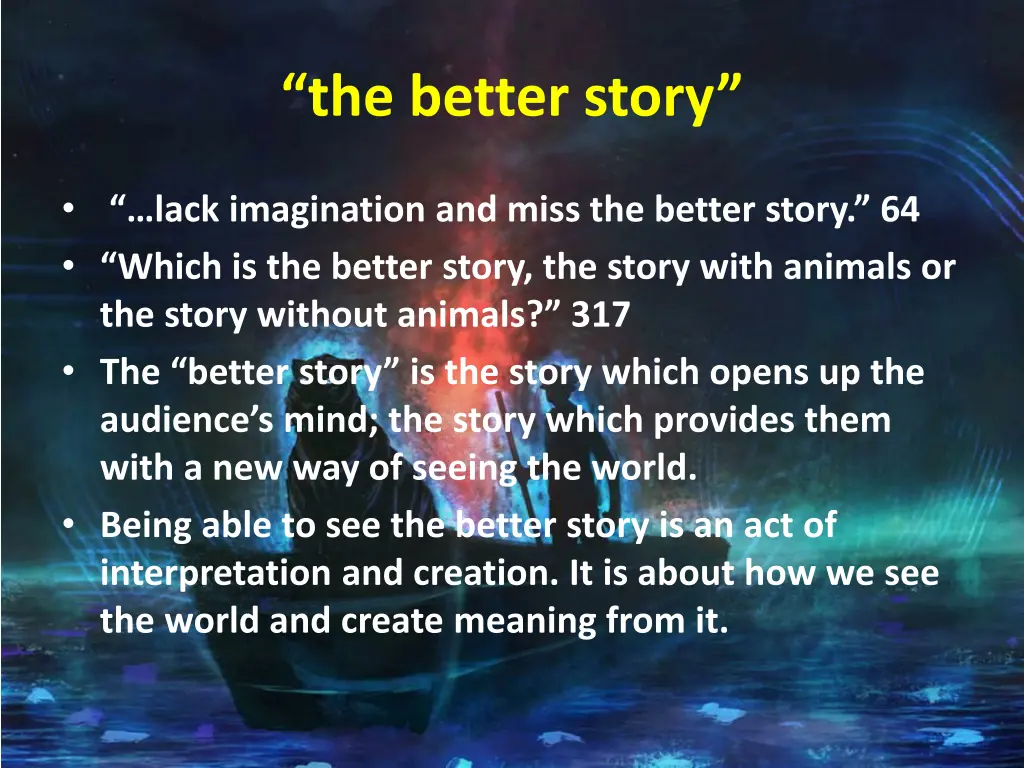 the better story 1