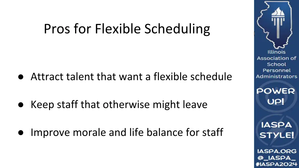 pros for flexible scheduling