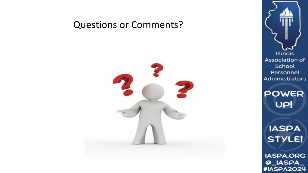 questions or comments