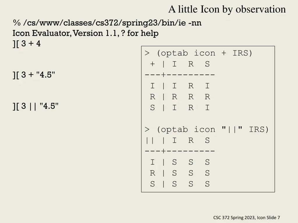 a little icon by observation